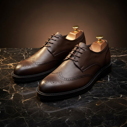 Oxford Nere Uomo con Punta Affusolata