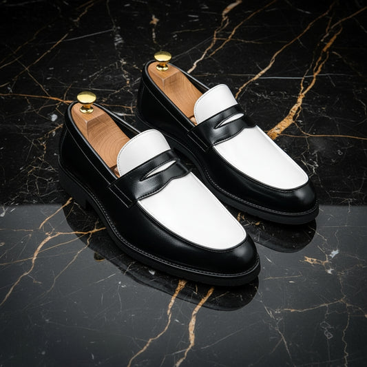 Loafer da Uomo in Pelle Sintetica